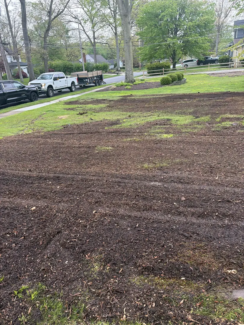 Freshly graded soil ready for seed